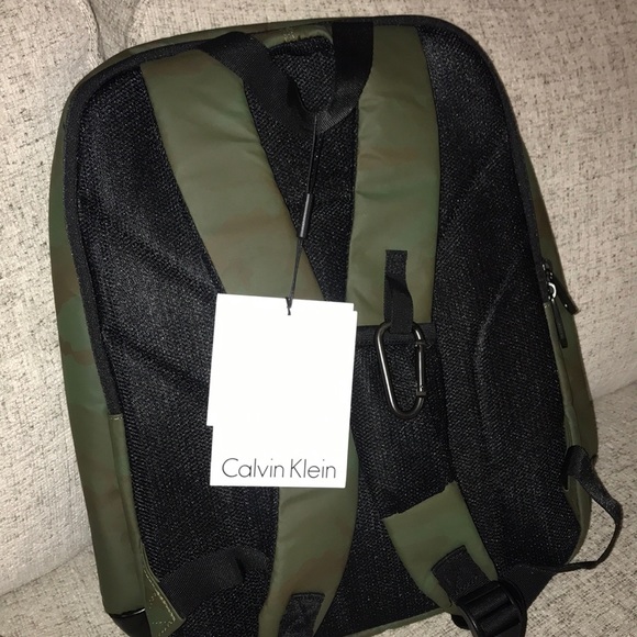 calvin klein green backpack